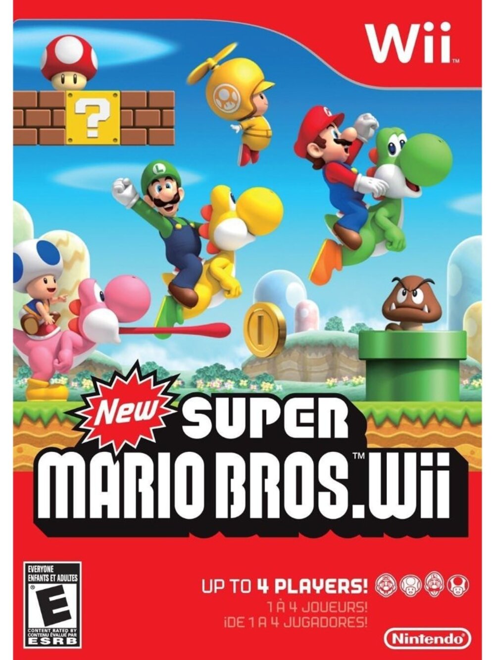 New Super Mario Bros. Wii (Nintendo Wii) Complete & Very Good condition!
